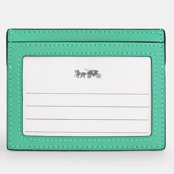 🟢🌟🟢 Coach Slim Id Card Case 🟢🌟🟢 NWT 🟢🌟🟢 - Picture 5 of 16